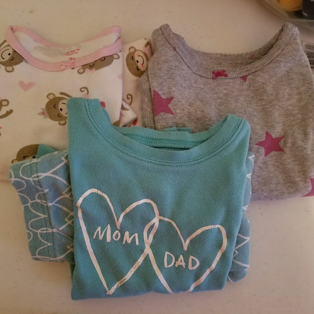 Set of 3 2t pajamas